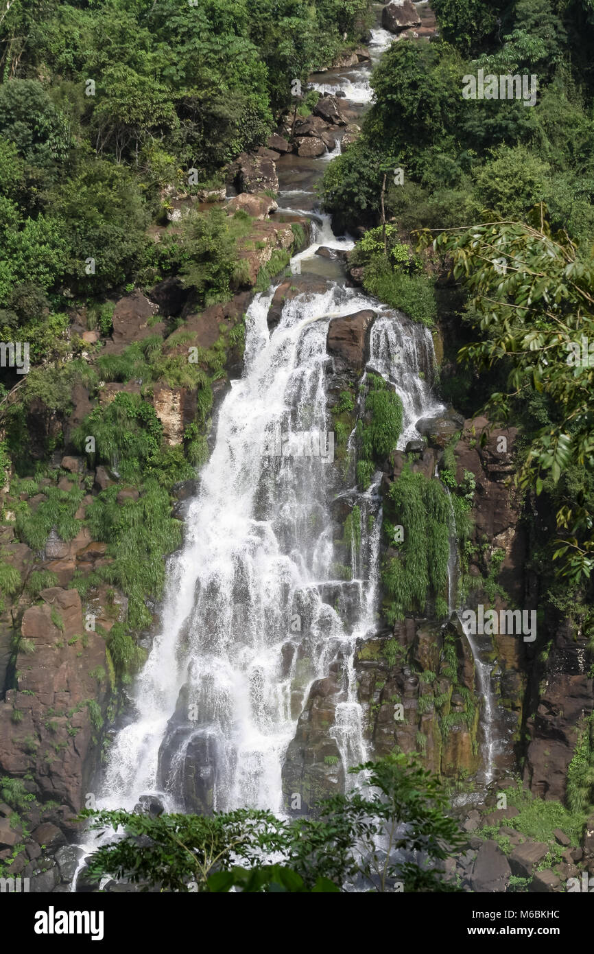Chutes d'Iguaçu - Le plus grand système de chutes d'eau dans le monde Banque D'Images