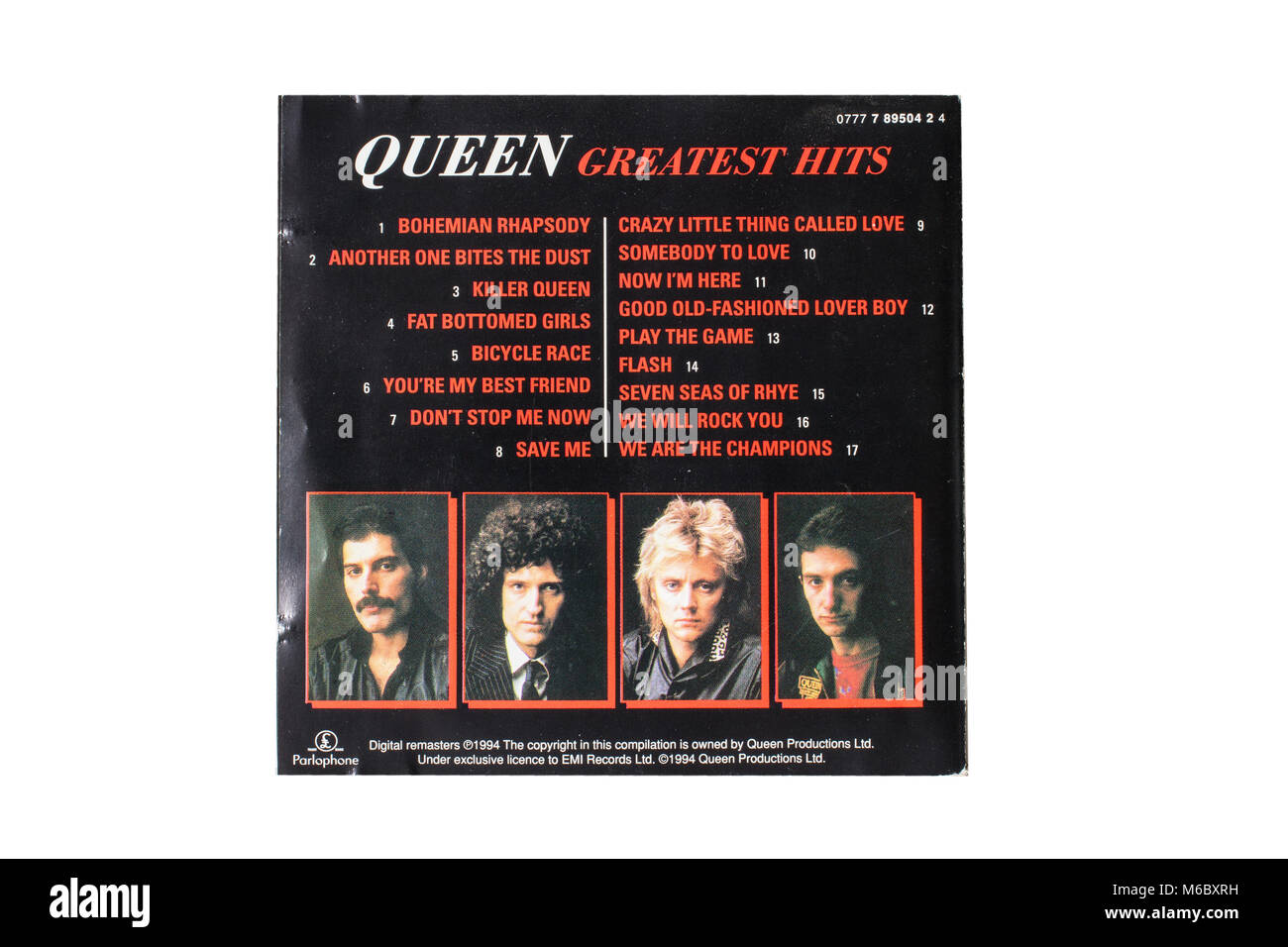 Queen Greatest Hits album original Banque D'Images