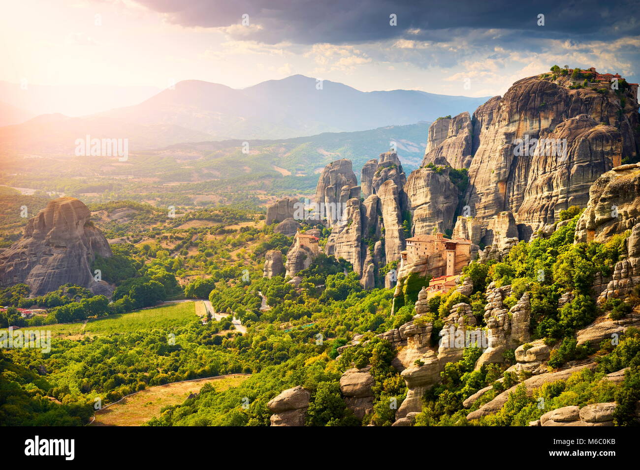 Meteora, Grèce Banque D'Images