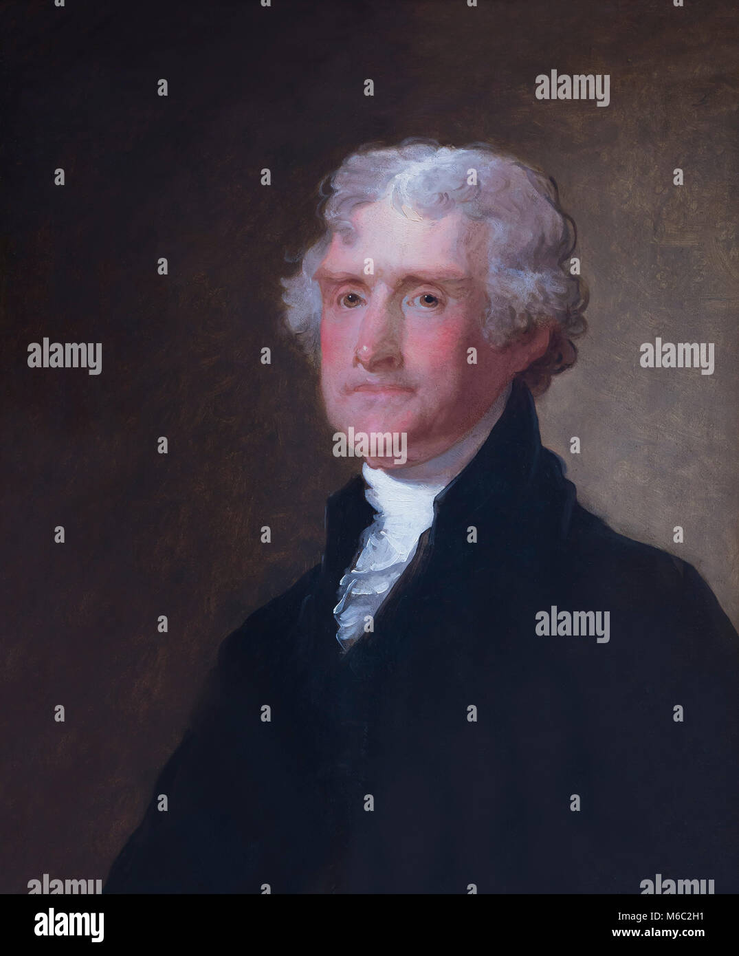 Thomas Jefferson, Gilbert Stuart, vers 1821, National Gallery of Art, Washington DC, USA, Amérique du Nord Banque D'Images