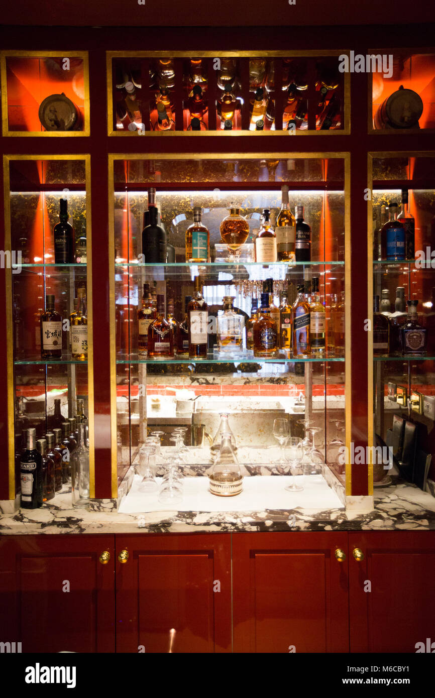 Mark's Club, club et restaurant créé en 1972, Mayfair, London, UK. Banque D'Images