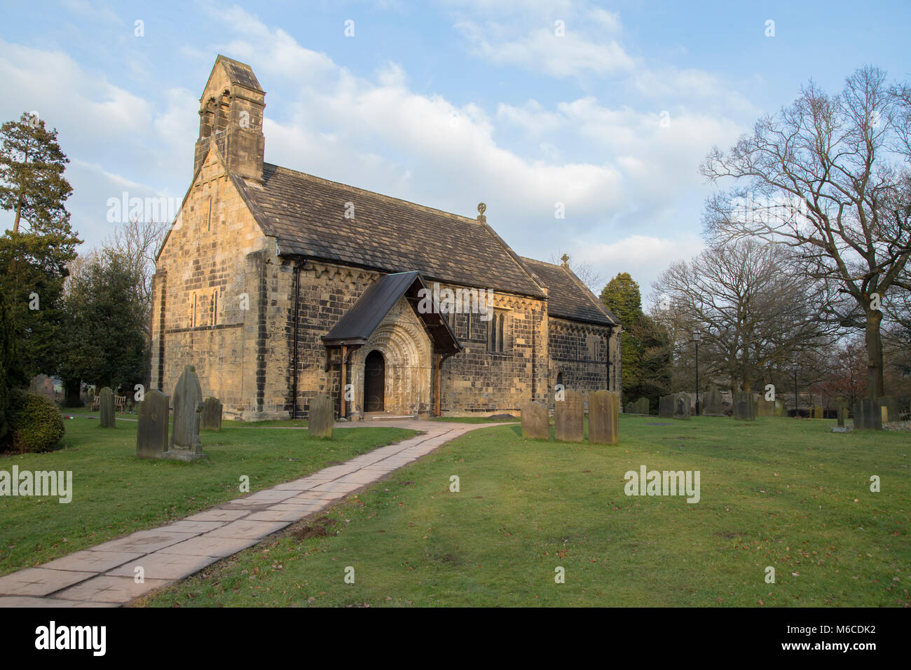 St John the Baptist Church, Adel, Leeds Banque D'Images