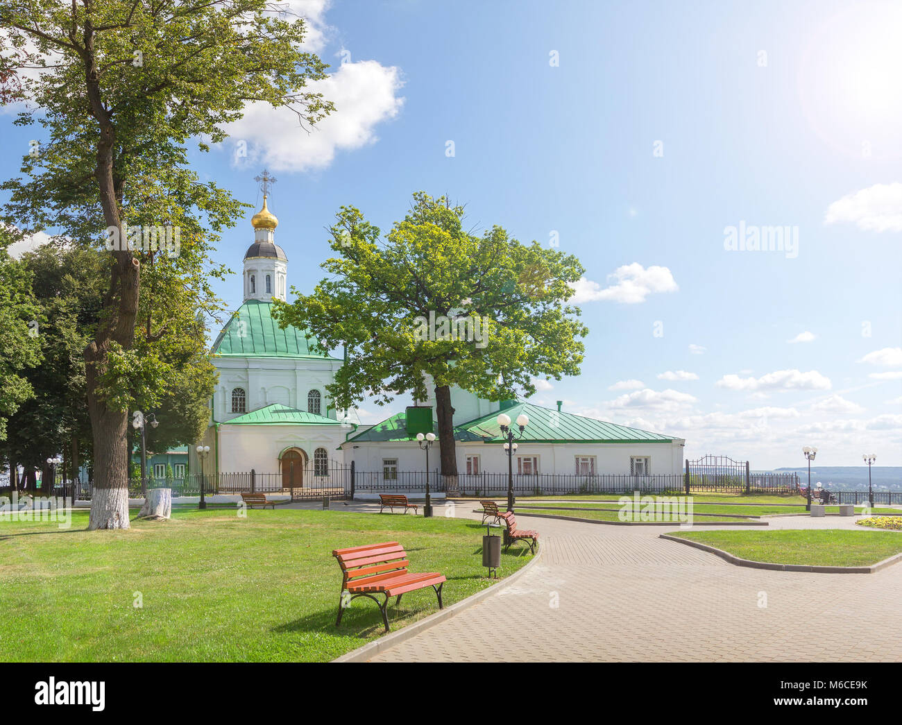 Église de la Transfiguration du Sauveur. Vladimir. La Russie. Banque D'Images