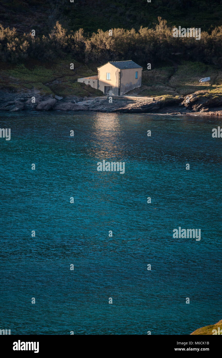 Corse Sappuyant Sur La Plage Et Leau Cristalline De L