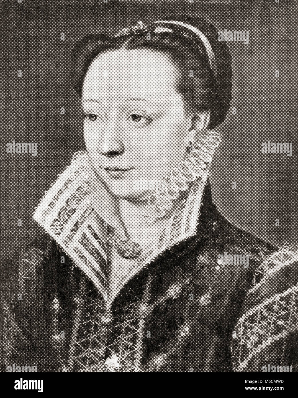 Catherine de Médicis,1519 -1589. La noblesse italienne qui a été reine de France en tant qu'épouse du roi Henri II. L'histoire de Hutchinson de l'ONU, publié en 1915. Banque D'Images
