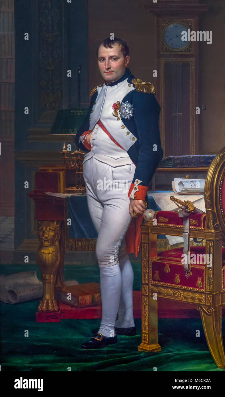 L'Empereur Napoléon dans son étude aux Tuileries, Jacques-Louis David, 1812, National Gallery of Art, Washington DC, USA, Amérique du Nord Banque D'Images L'Empereur Napoléon dans son étude aux Tuileries, Jacques-Louis David, 1812, National Gallery of Art, Washington DC, USA, Amérique du Nord Banque D'Images
