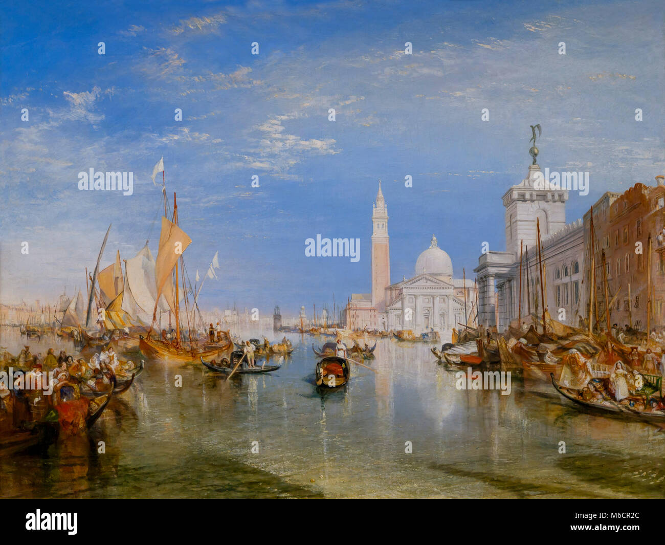 Venise : La Dogana et San Giorgio Maggiore, JMW Turner, 1834, National Gallery of Art, Washington DC, USA, Amérique du Nord Banque D'Images