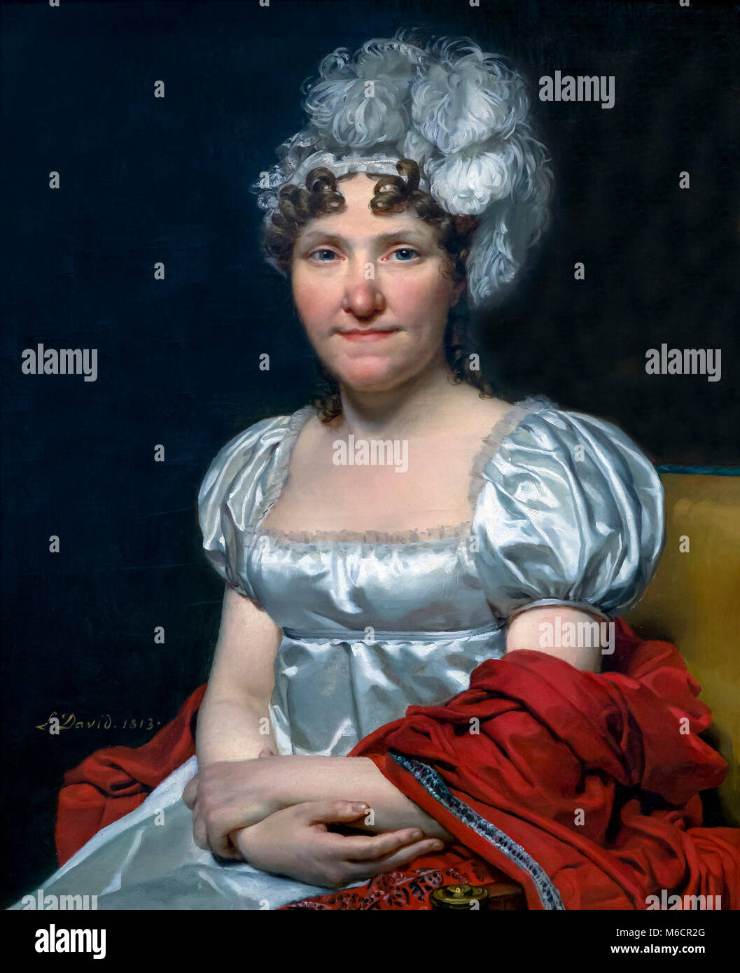 Madame Jacques-Louis David, Yvon Krevé, 1813, National Gallery of Art, Washington DC, USA, Amérique du Nord Banque D'Images Madame Jacques-Louis David, Yvon Krevé, 1813, National Gallery of Art, Washington DC, USA, Amérique du Nord Banque D'Images