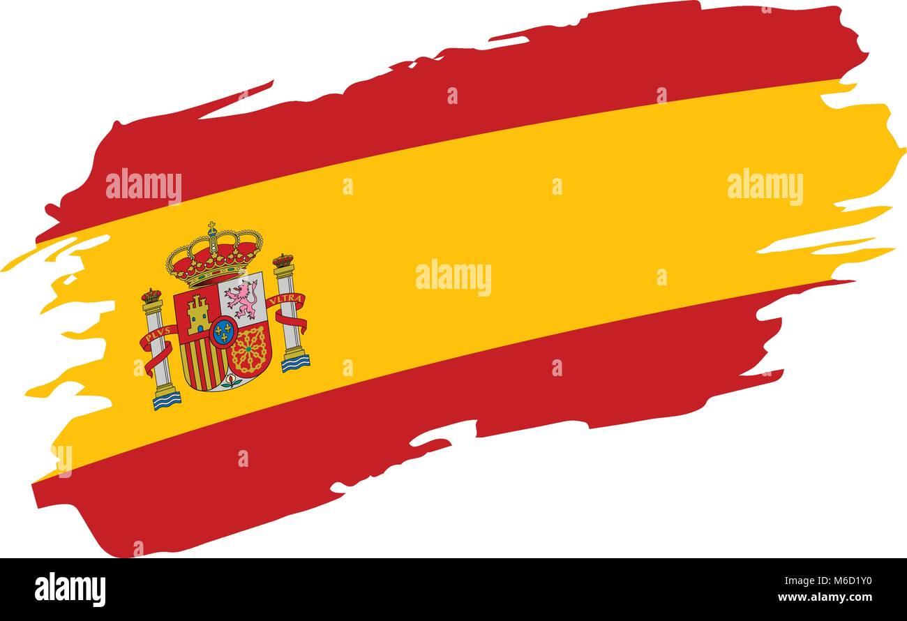 Drapeau de l'Espagne, vector illustration Illustration de Vecteur