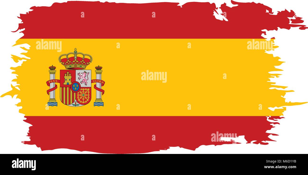 Drapeau Espagne Stock Illustration