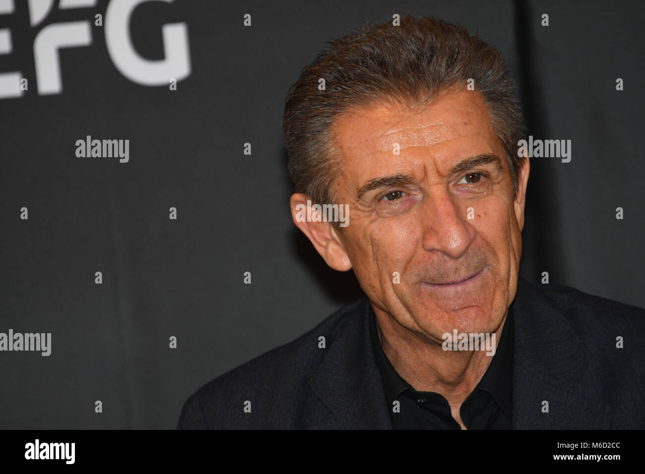 Montecarlo, moine. 09Th Mar, 2018. Monaco, Monte-Carlo Film Festival de la comédie. Conférence de presse du film trouver Steve McQueen. dans l'image : Ezio Greggio : Crédit Photo Agency indépendante/Alamy Live News Banque D'Images