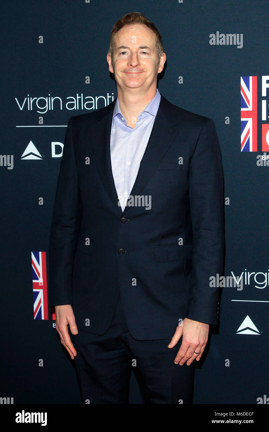 LA, Californie. 2 mars 2018. Kieran Breen participant à la 'grande' est Film film britannique de la réception en l'honneur des personnes proposées par le 90th Annual Academy Awards à la résidence britannique le 2 mars 2018 à Los Angeles, Californie. Banque D'Images