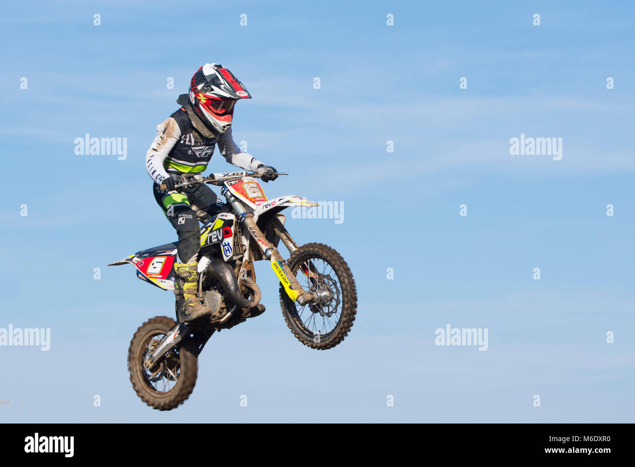Essais de motocross Drumclog Banque D'Images