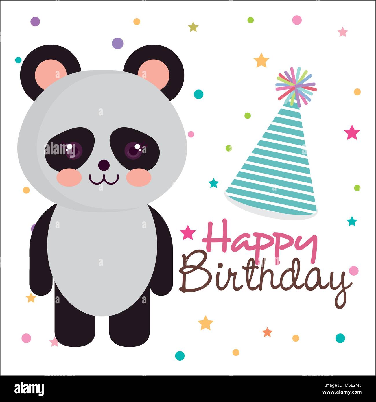 Joyeux Anniversaire Carte Avec Panda Bear Image Vectorielle Stock Alamy Joyeux Anniversaire Carte Avec Panda Bear Image Vectorielle Stock Alamy
