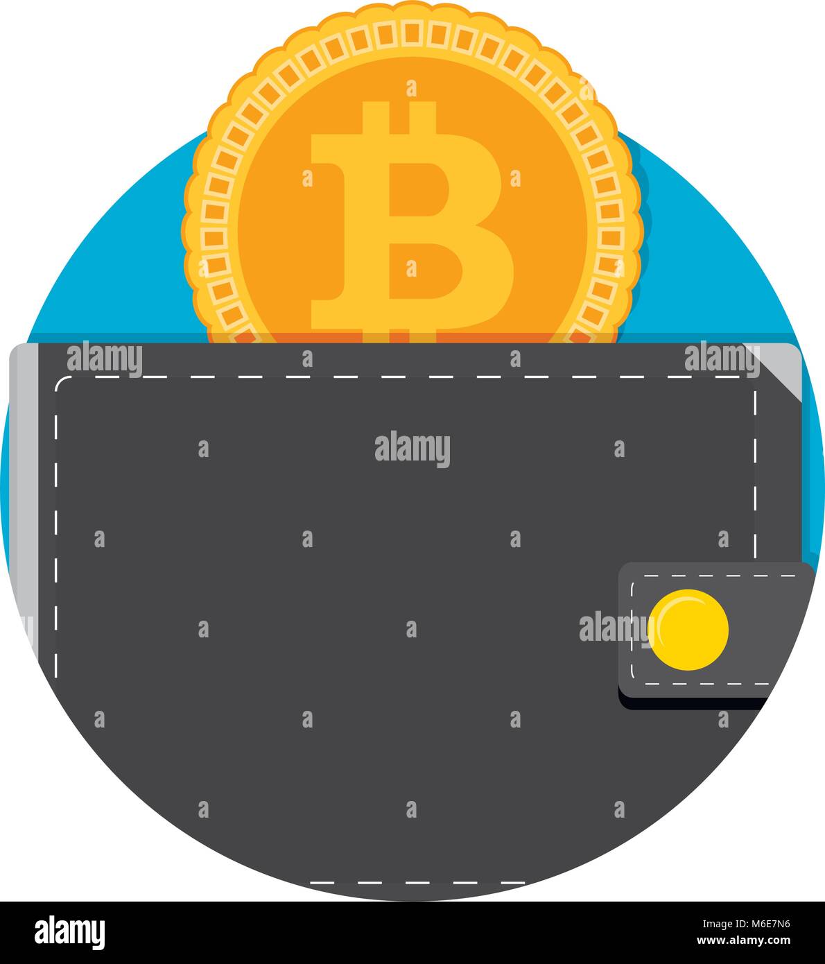 Portefeuille électronique pour l'icône de l'application des bitcoins. De  l'argent porte-monnaie bitcoin app, e-wallet étiquette électronique et d'un  insigne, vector illustration Image Vectorielle Stock - Alamy