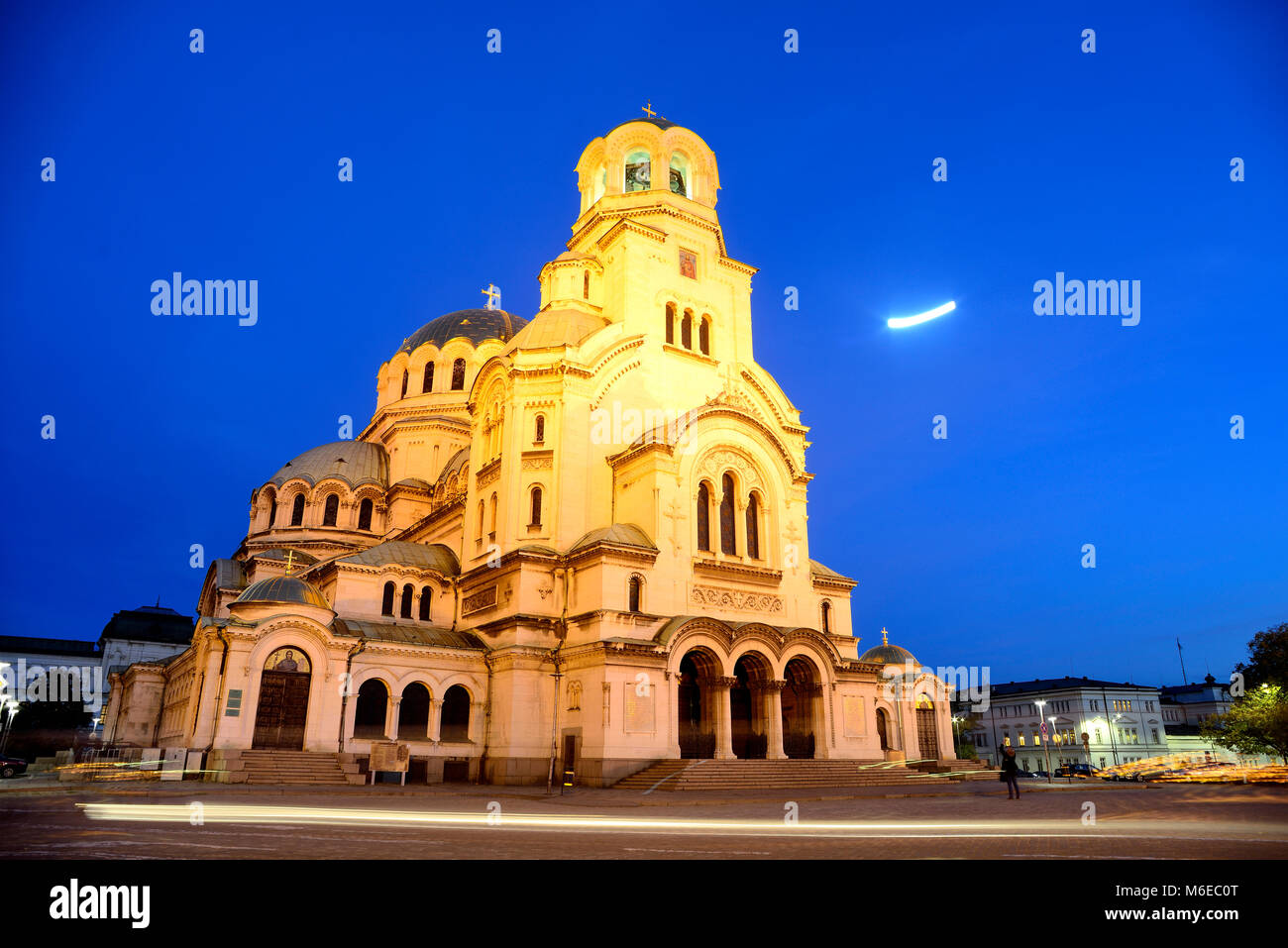 Cathédrale Alexandre Nevski-monument à Sofia, Bulgarie Banque D'Images