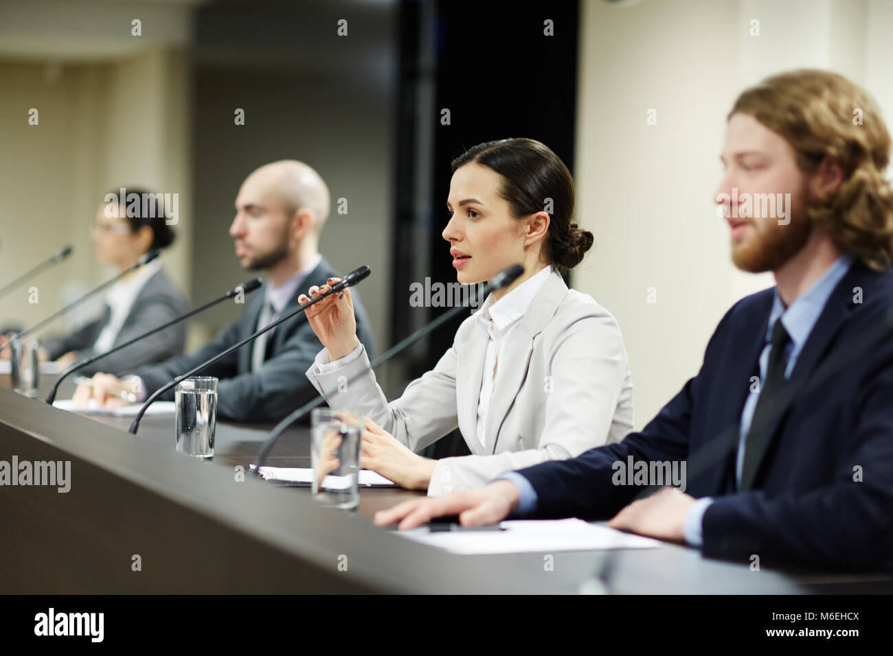 Jeunes politiciens Banque D'Images