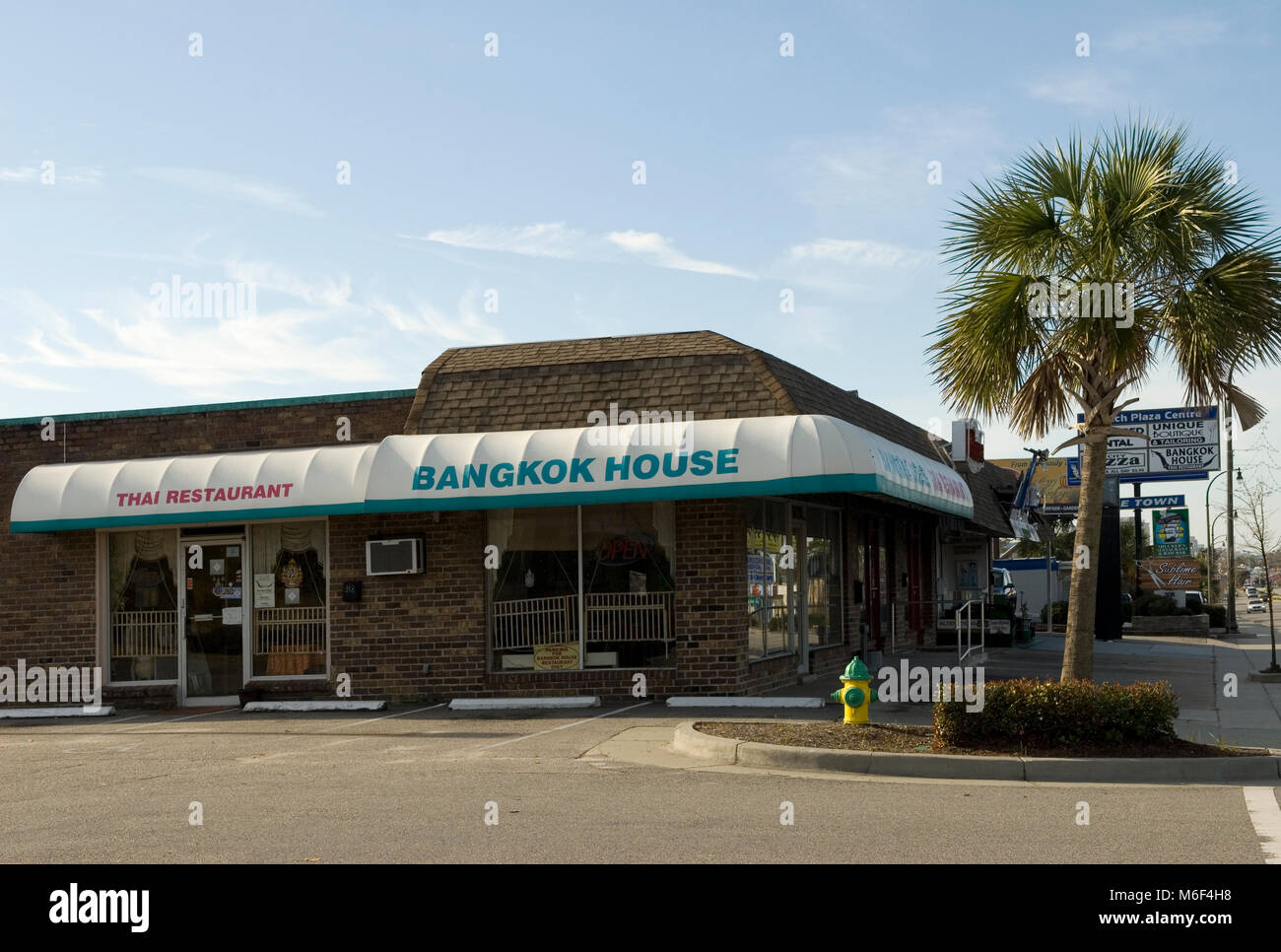 Maison de Bangkok Thai Restaurant Myrtle Beach SC USA. Banque D'Images