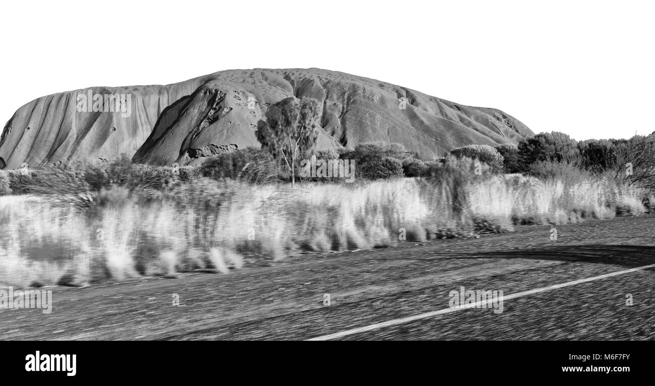 Blur en Australie le concept d'environnement sauvage dans le paysage outback Banque D'Images