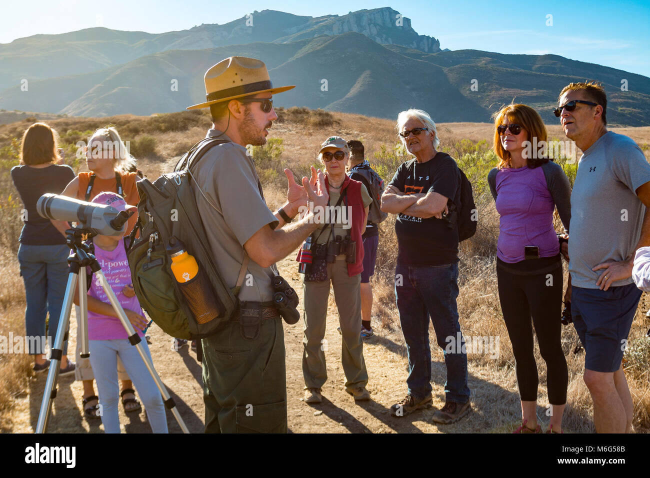 Raptor Rangers Marcher avec Anthony. Banque D'Images