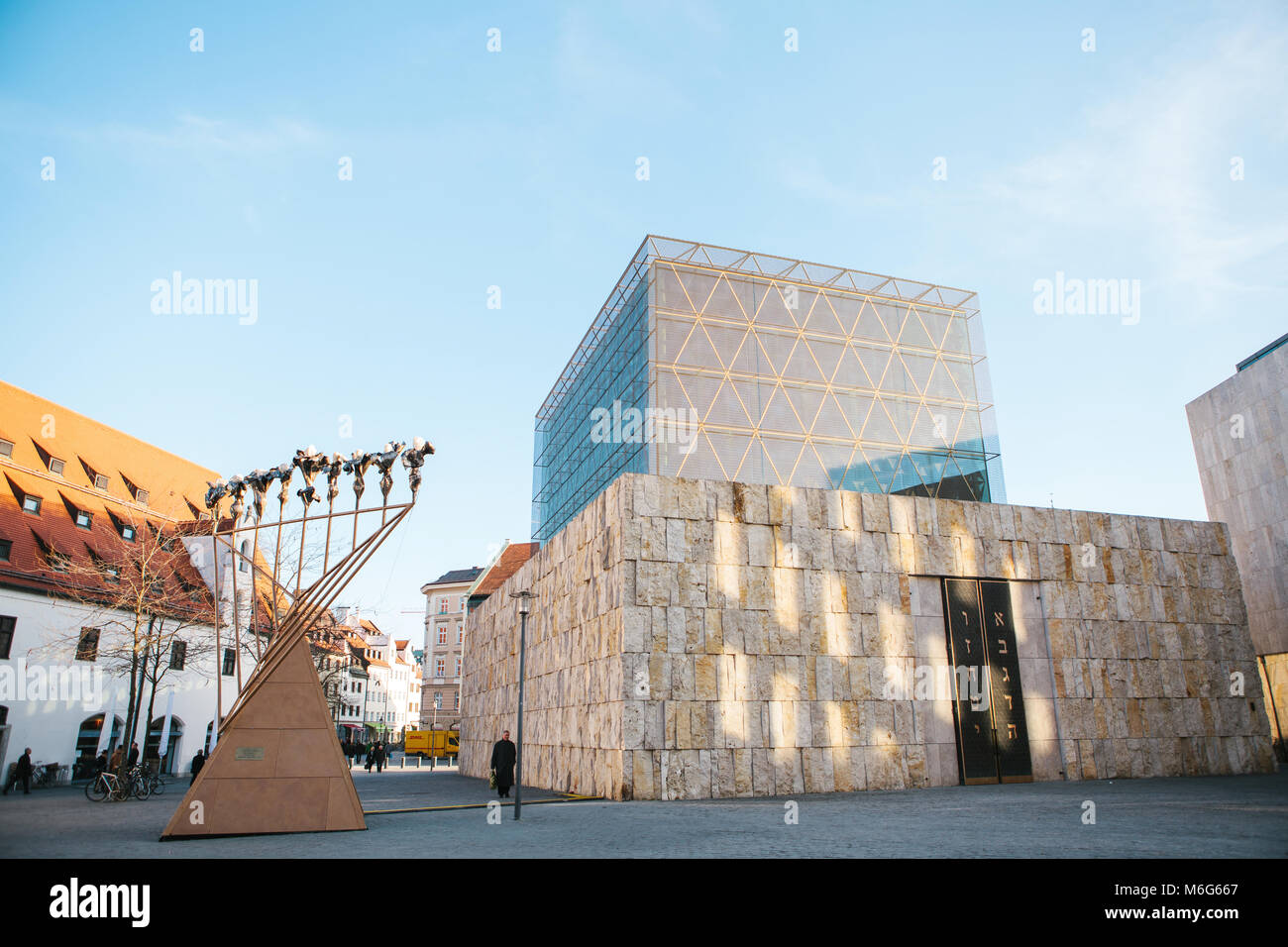 Munich, le 29 octobre 2017 : l'édifice du musée juif Banque D'Images