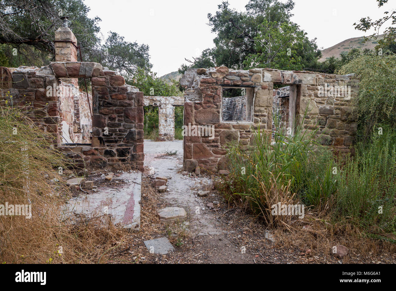 Solstice Canyon. Banque D'Images