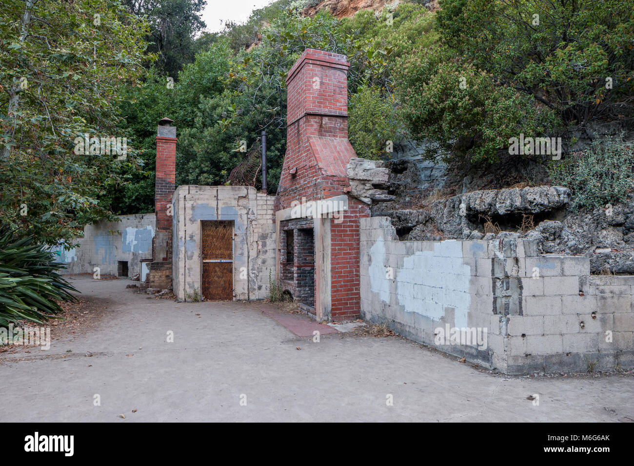 Solstice Canyon. Banque D'Images