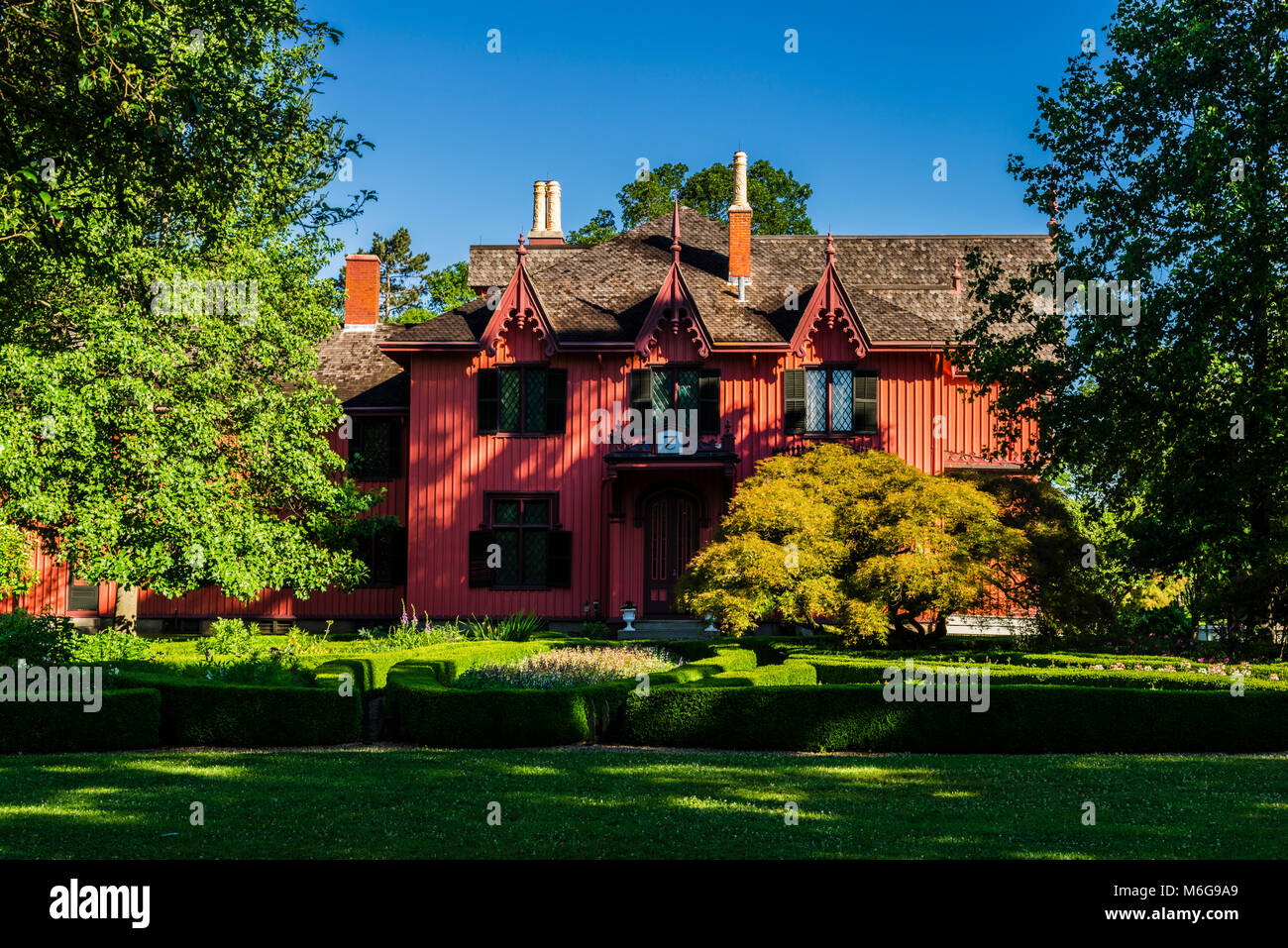 Cottage Roseland Woodstock, Connecticut, USA Banque D'Images