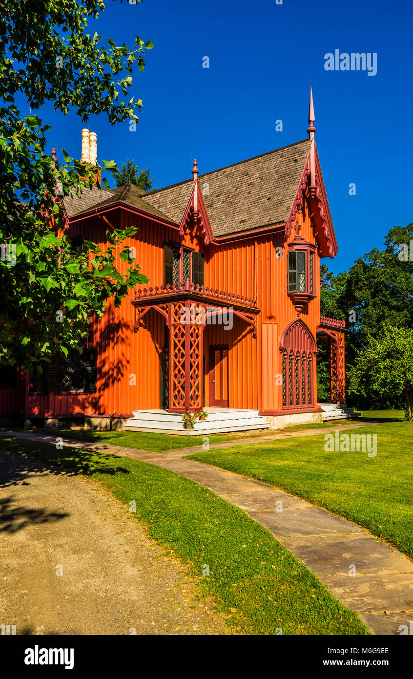 Cottage Roseland Woodstock, Connecticut, USA Banque D'Images