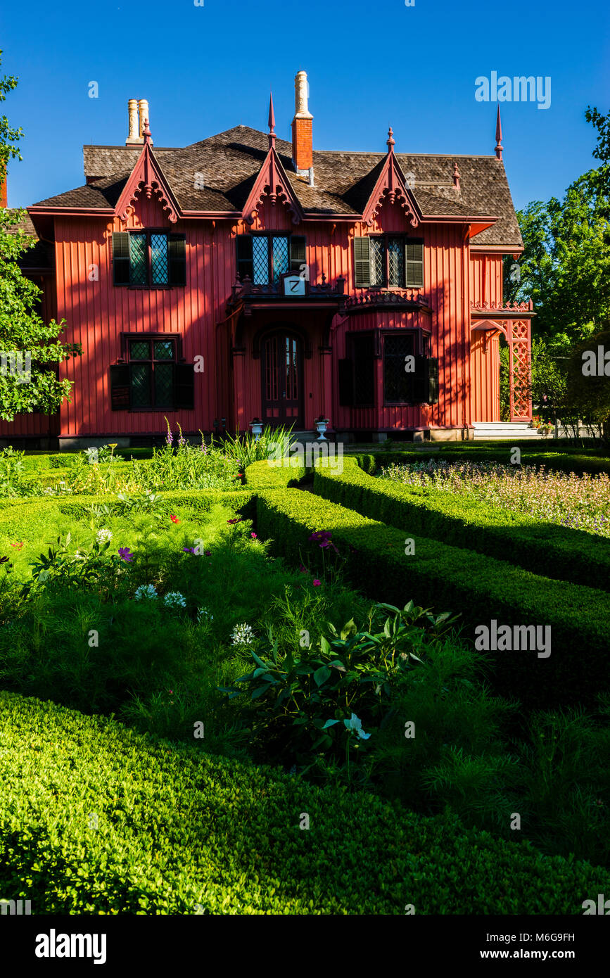 Cottage Roseland Woodstock, Connecticut, USA Banque D'Images