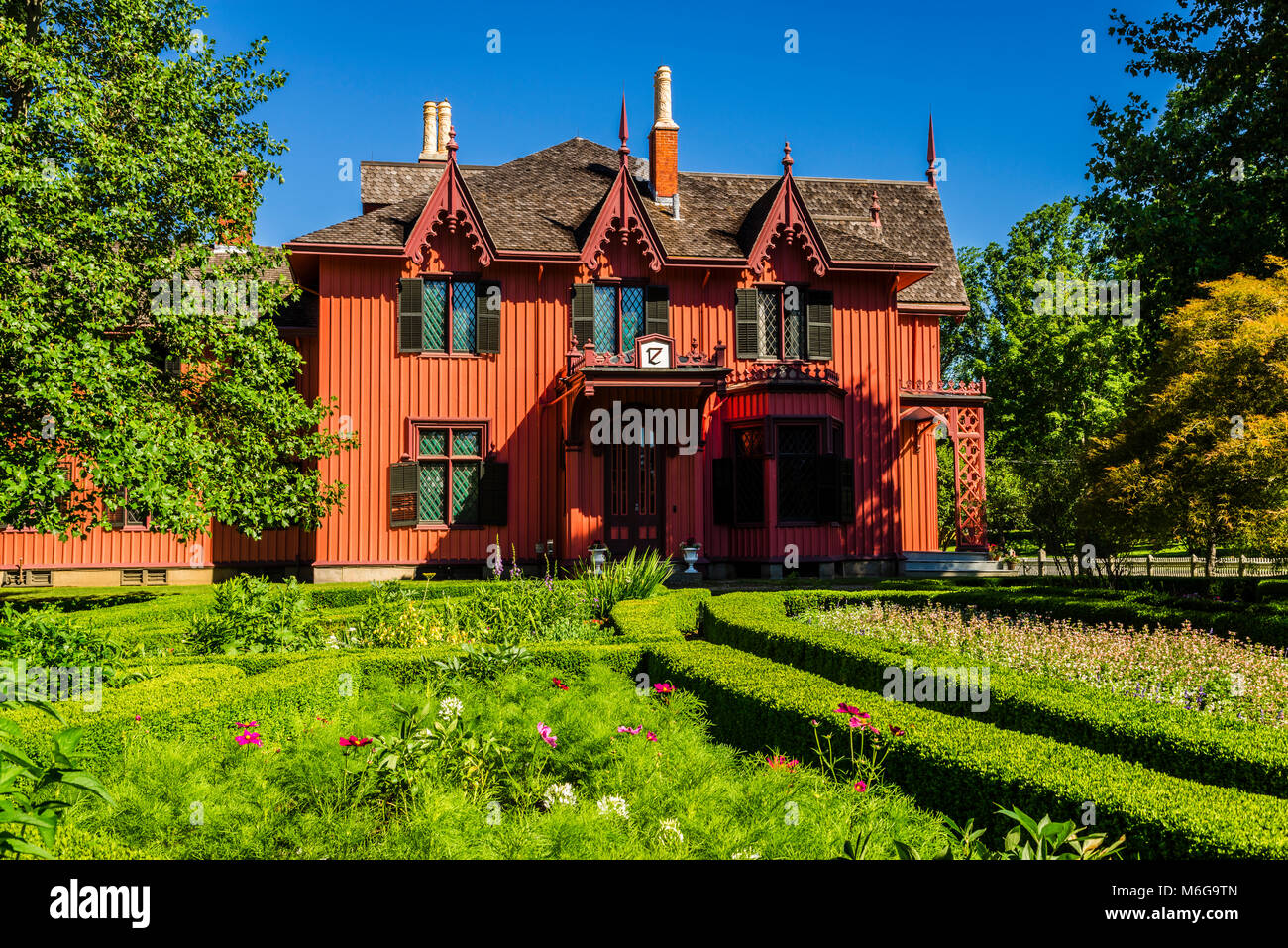 Cottage Roseland Woodstock, Connecticut, USA Banque D'Images