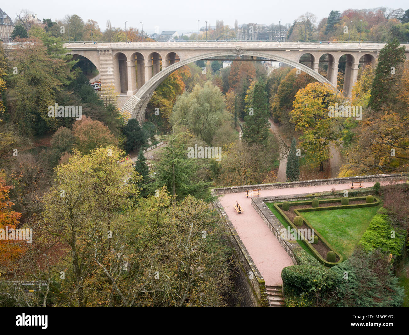 Pont Adolphe, Luxembourg-ville Banque D'Images