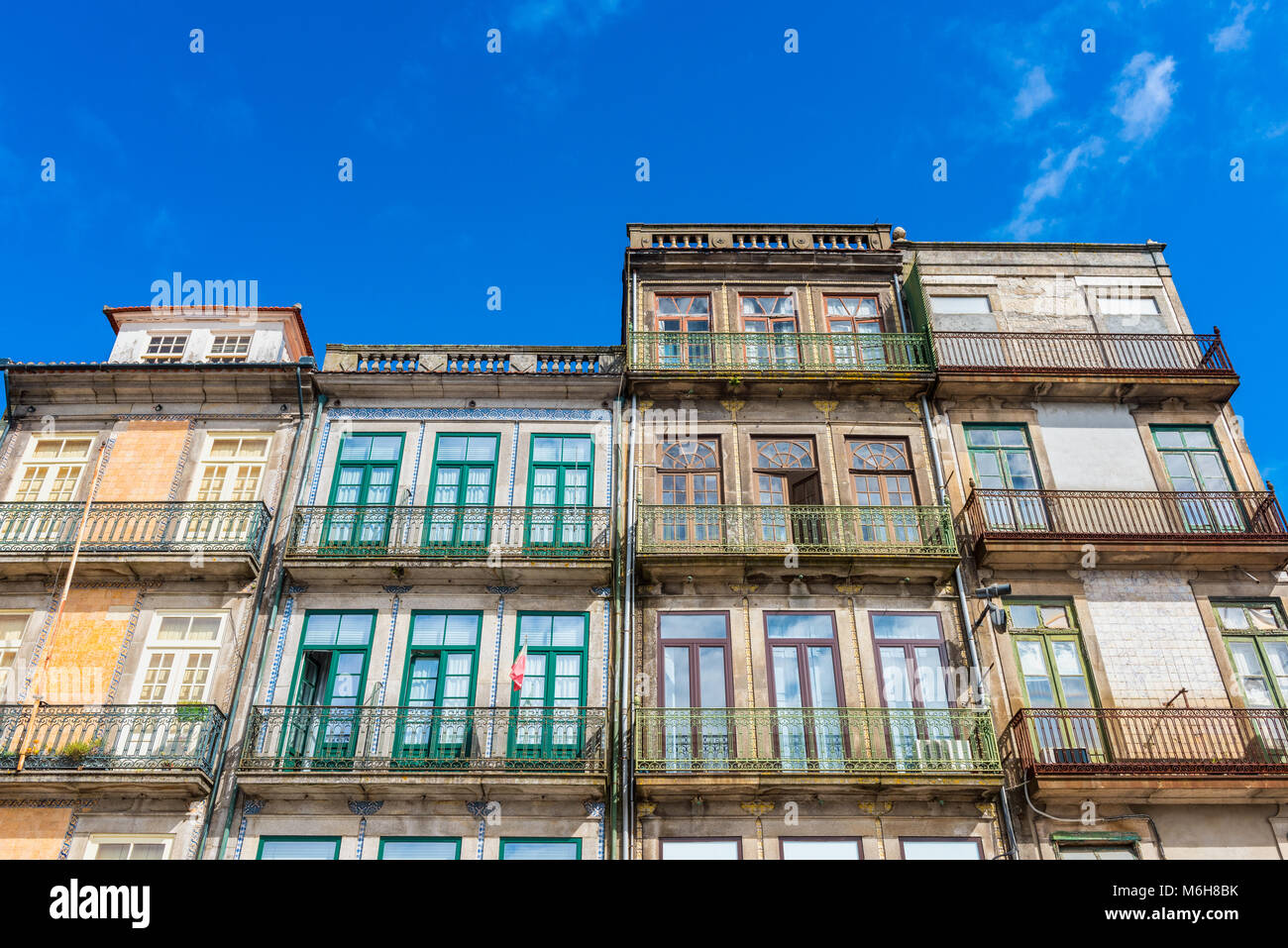 Maisons à Porto Portugal Banque D'Images