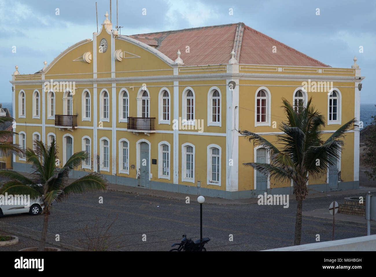 Salle municipale de Ribeira Grande dans la région de Ponta do Sol, Santo Antao, Cap Vert Banque D'Images