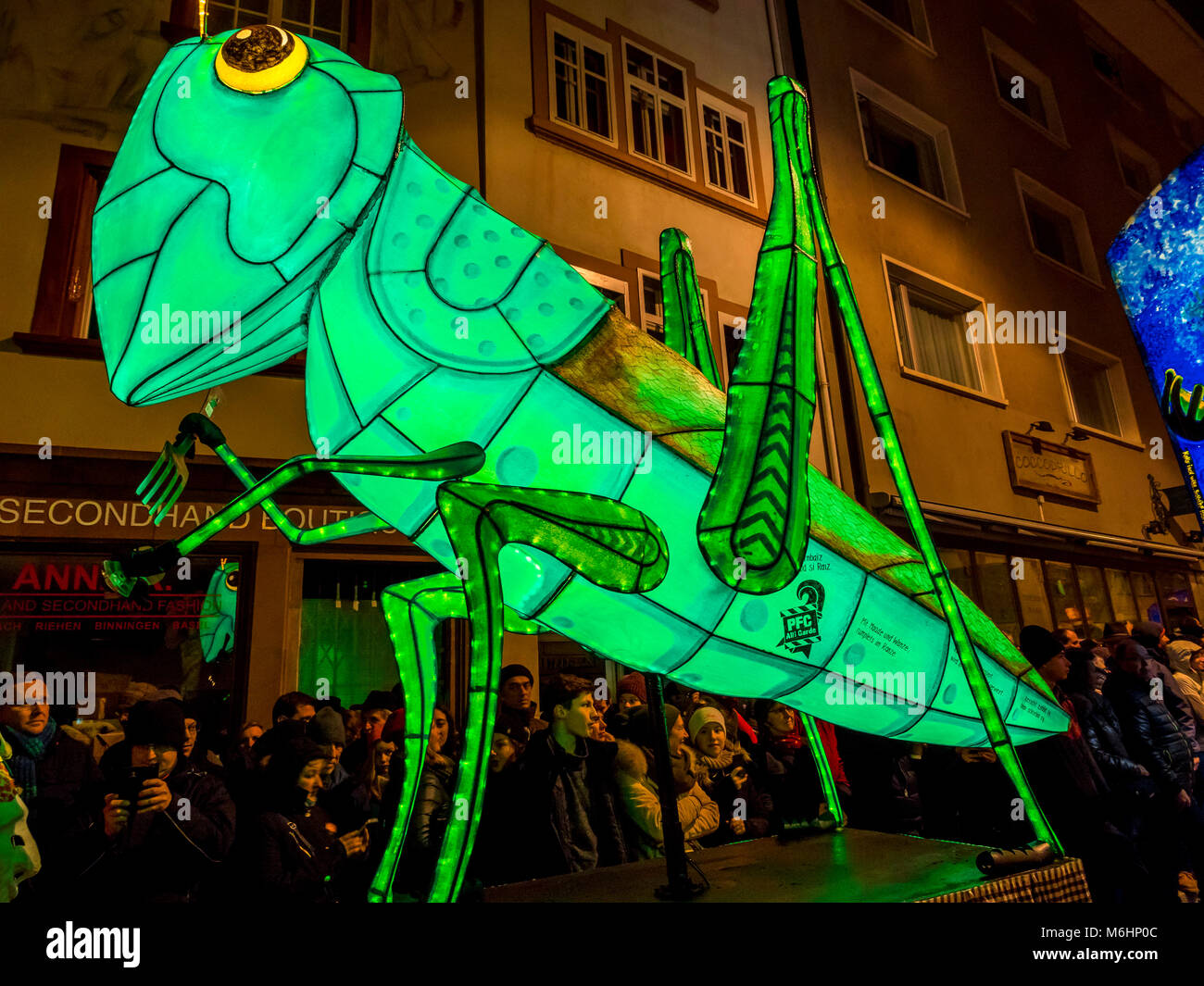 Morgestraich, carnival procession de nuit, Carnaval, Carnaval de Bâle, Bâle, dans le canton de Bâle, Suisse, Europe Banque D'Images