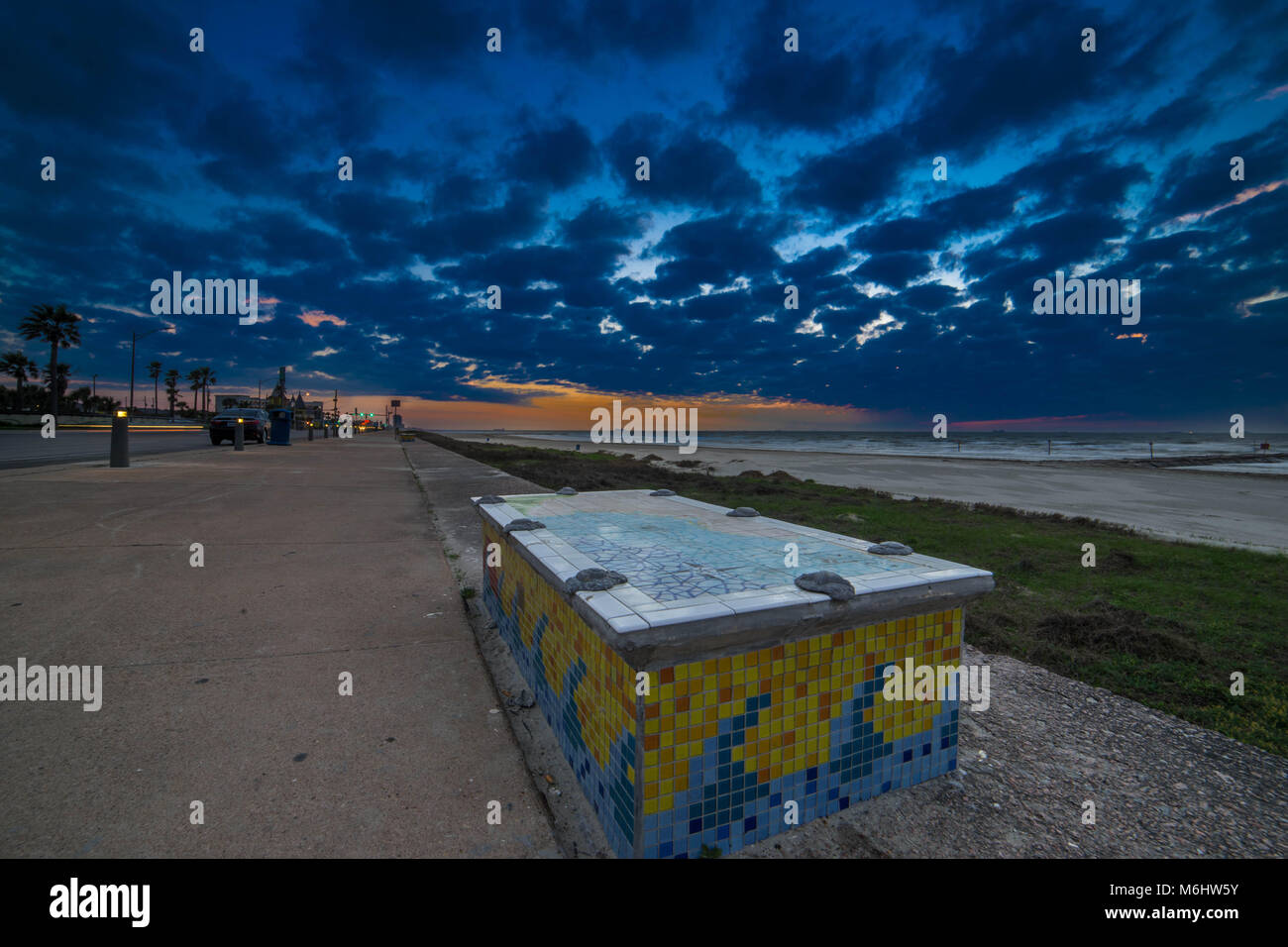 Galveston, TX - Mars 2018 Le site de l'historique salle balinais discothèque et casino illégaux. Ces artistes légendaires comme Bob Hope et les Marx Banque D'Images