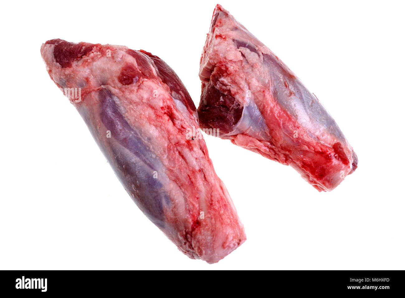 Souris d'agneau est un super-simple, moins cher cut prises à partir de la partie inférieure de l'arrière des jambes. Banque D'Images