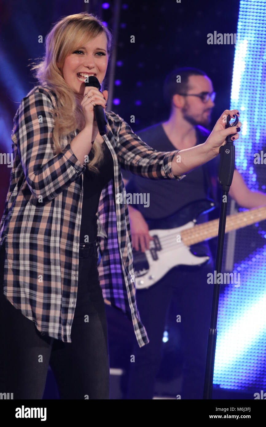 Sur l'ensemble de 'Meine Schlagerwelt Eventpalast" à Leipzig comprend : Franziska Où : Leipzig, Allemagne Quand : 31 Jan 2018 Credit : Becher/WENN.com Banque D'Images