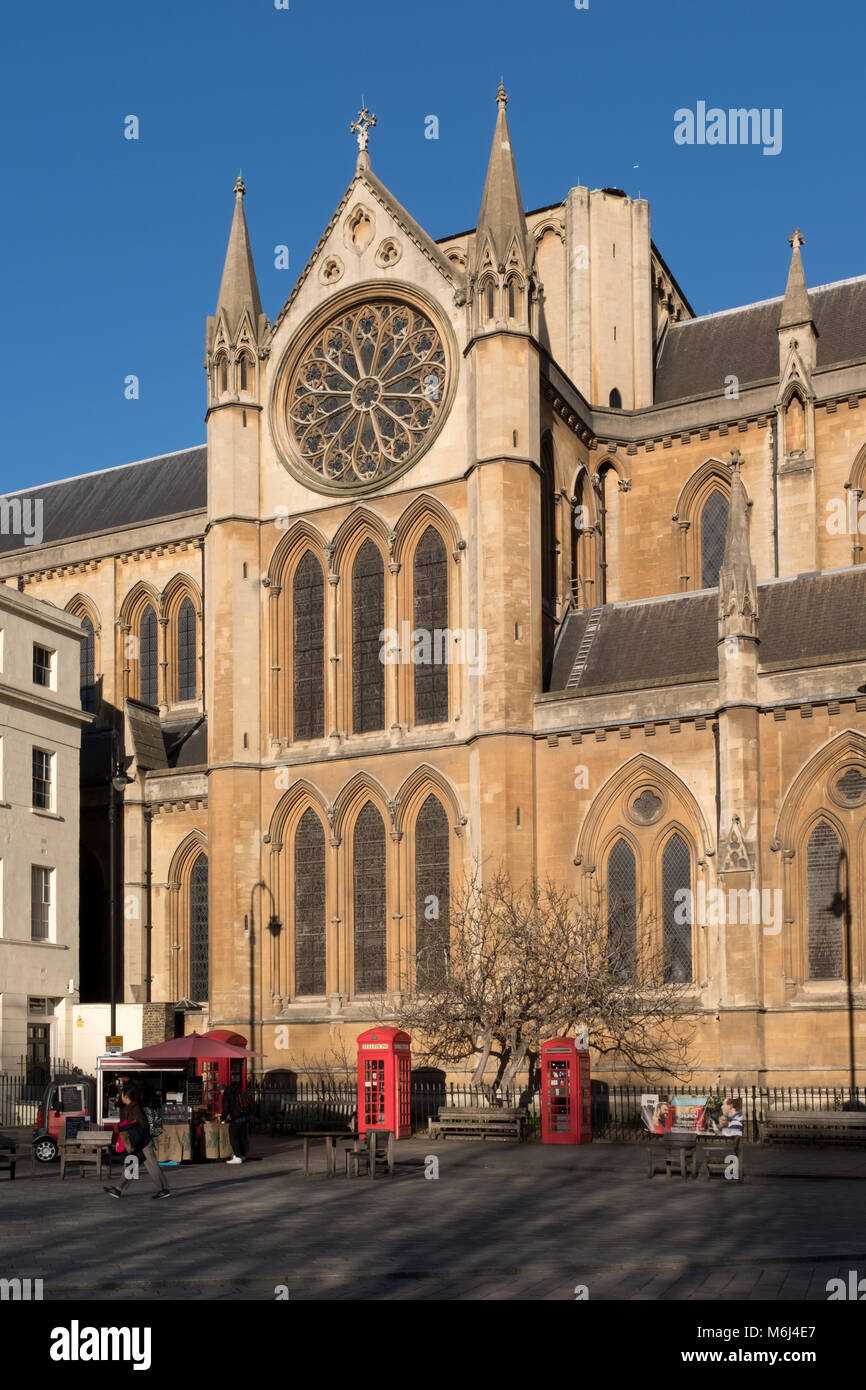 L'Église du Christ Roi, Byng Place, Bloomsbury, London, UK Banque D'Images