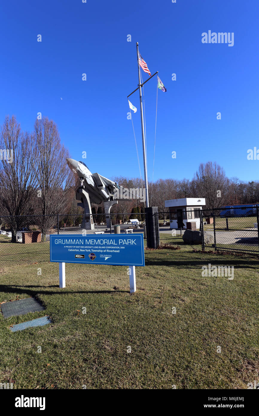 Grumman Memorial Park Calverton Long Island New York Banque D'Images