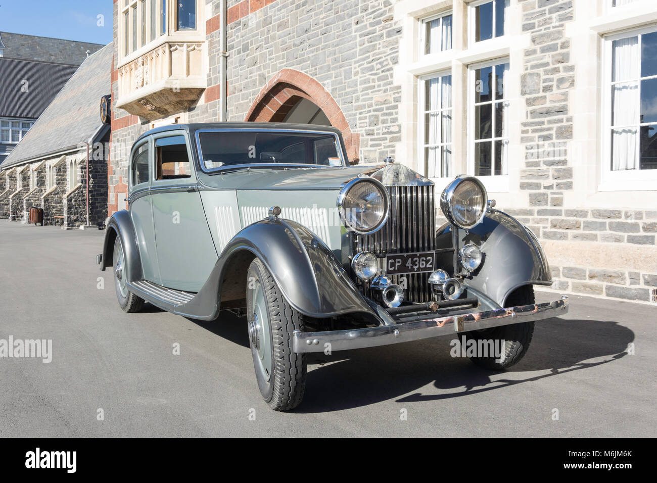 1934 Rolls-Royce Phantom Classic car, Christ's College, Christchurch, Canterbury, Nouvelle-Zélande Banque D'Images