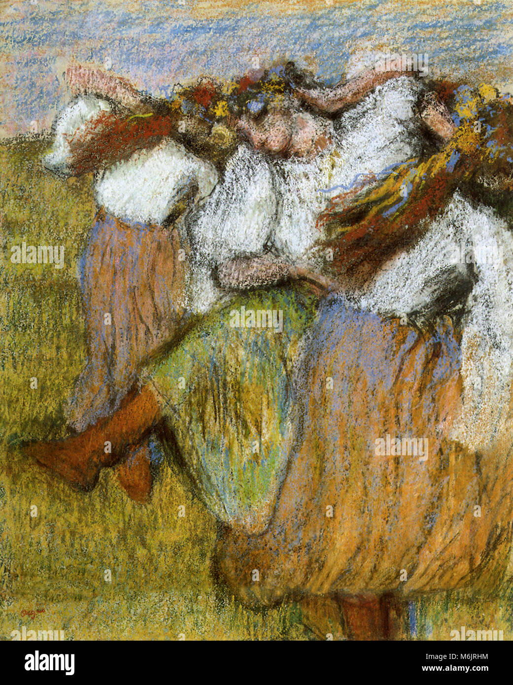 Les danseurs russes, Degas, Edgar, 1899. Banque D'Images