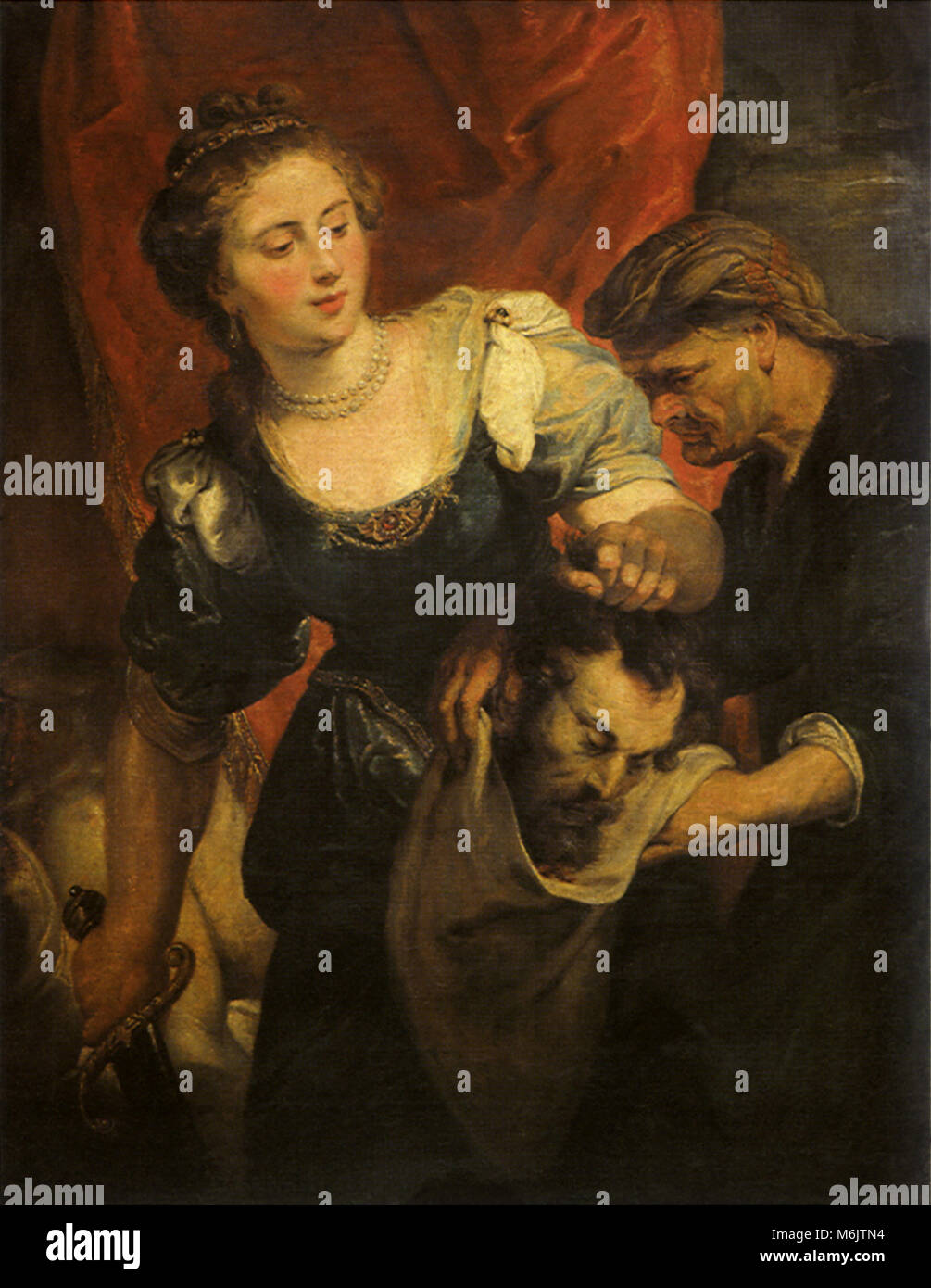 Judith avec la tête d'Holoferne, Rubens, Peter Paul, 1628. Banque D'Images