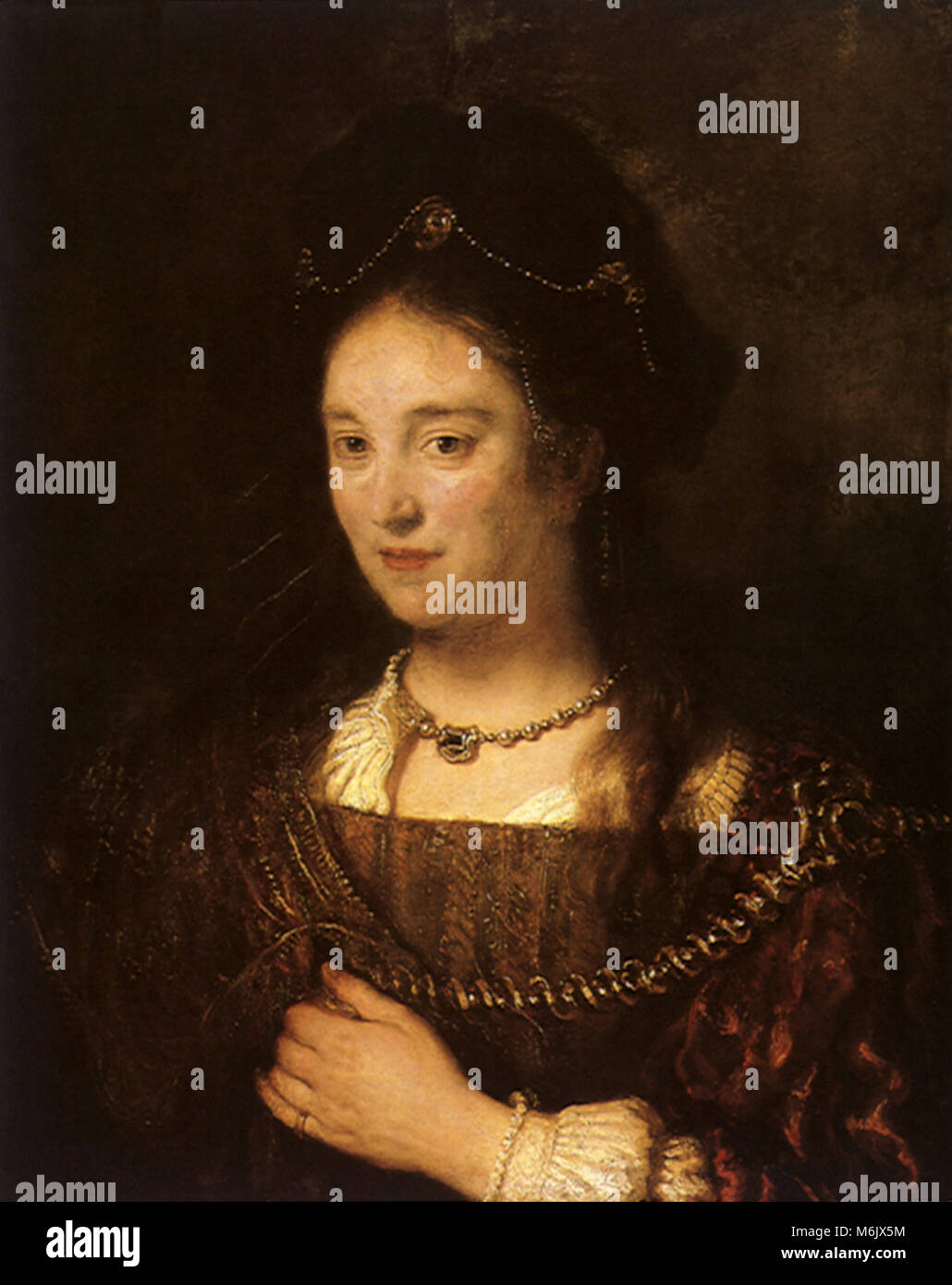 Saskia, Rembrandt's Workshop, 1643. Banque D'Images