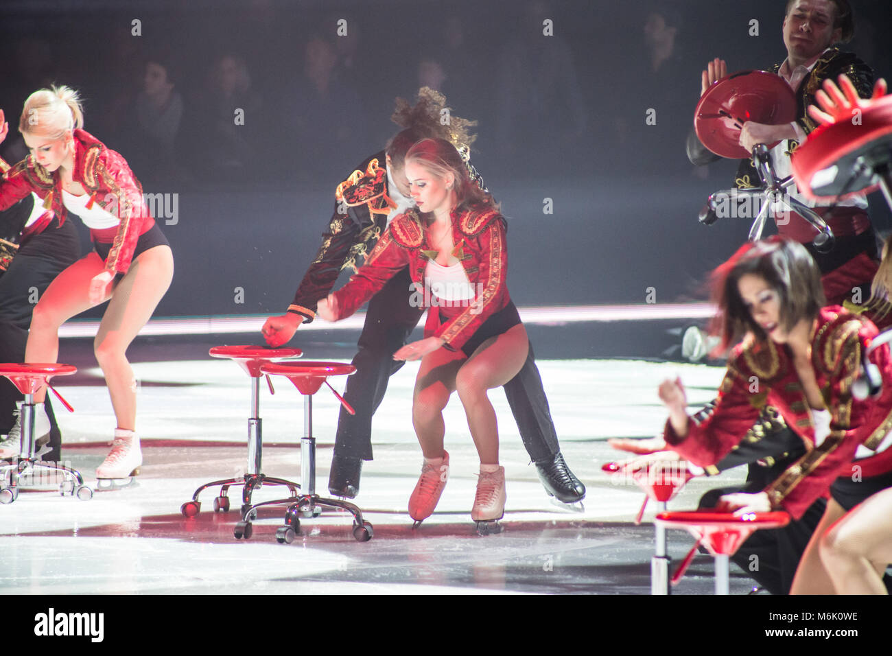 Zürich, Suisse, 04 mars 2018 - Art on Ice, au Hallenstadion Crédit : Ludovica Bastianini/Alamy Live News Banque D'Images