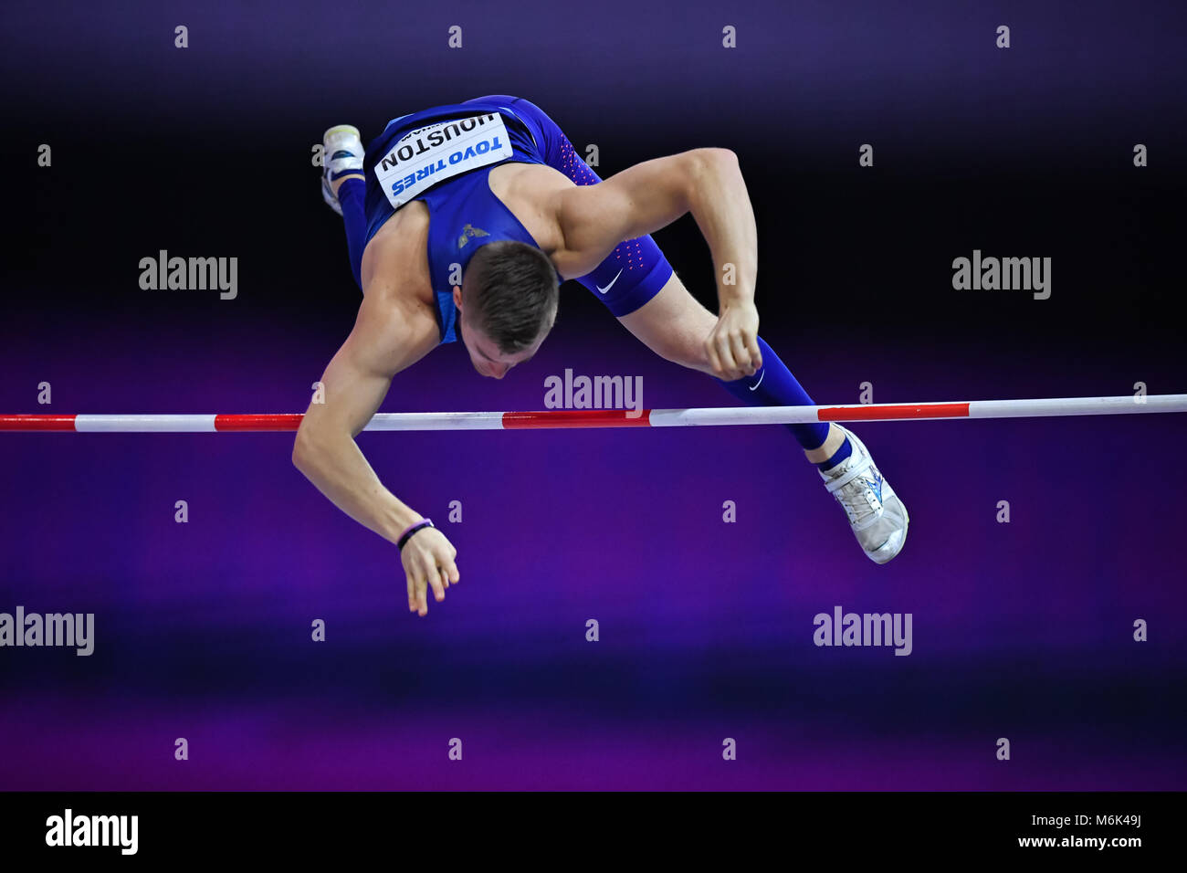 Birmingham, UK. 4e Mar, 2018. Au cours de championnats du monde en salle à Birmingham Arena le dimanche, 04 mars 2018. BIRMINGHAM ENGLAND. Credit : Crédit : Wu G Taka Taka Wu/Alamy Live News Banque D'Images