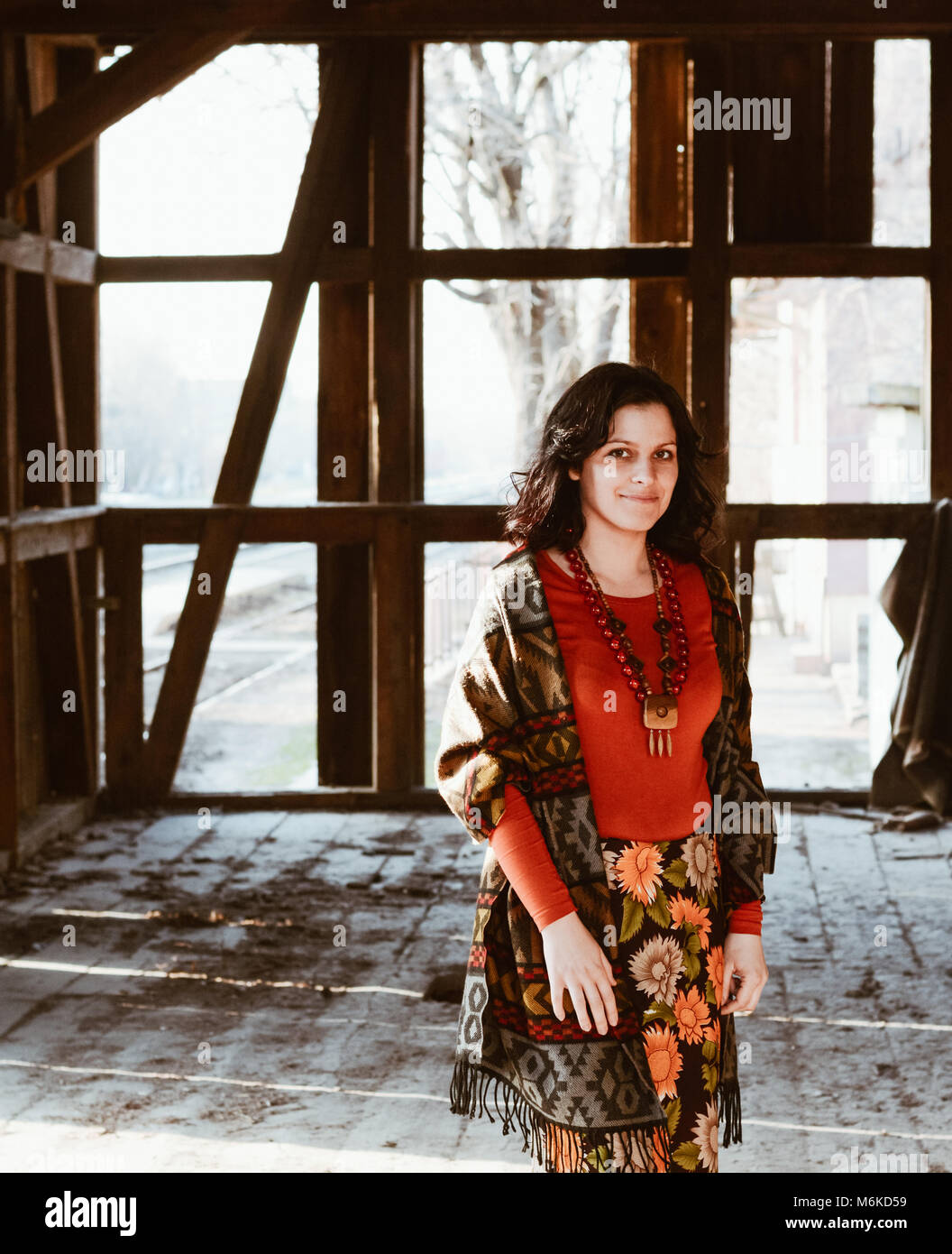 Portrait of young woman Banque D'Images