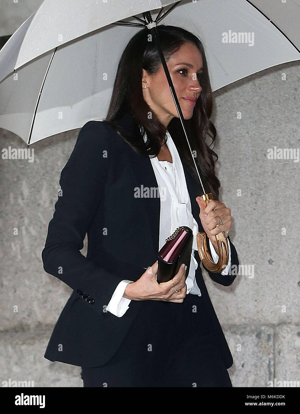 Meghan Markle et le prince Harry Goldsmith visite Hall, Londres comprend : Meghan Markle Où : London, Royaume-Uni Quand : 01 Feb 2018 Credit : Danny Martindale/WENN Banque D'Images