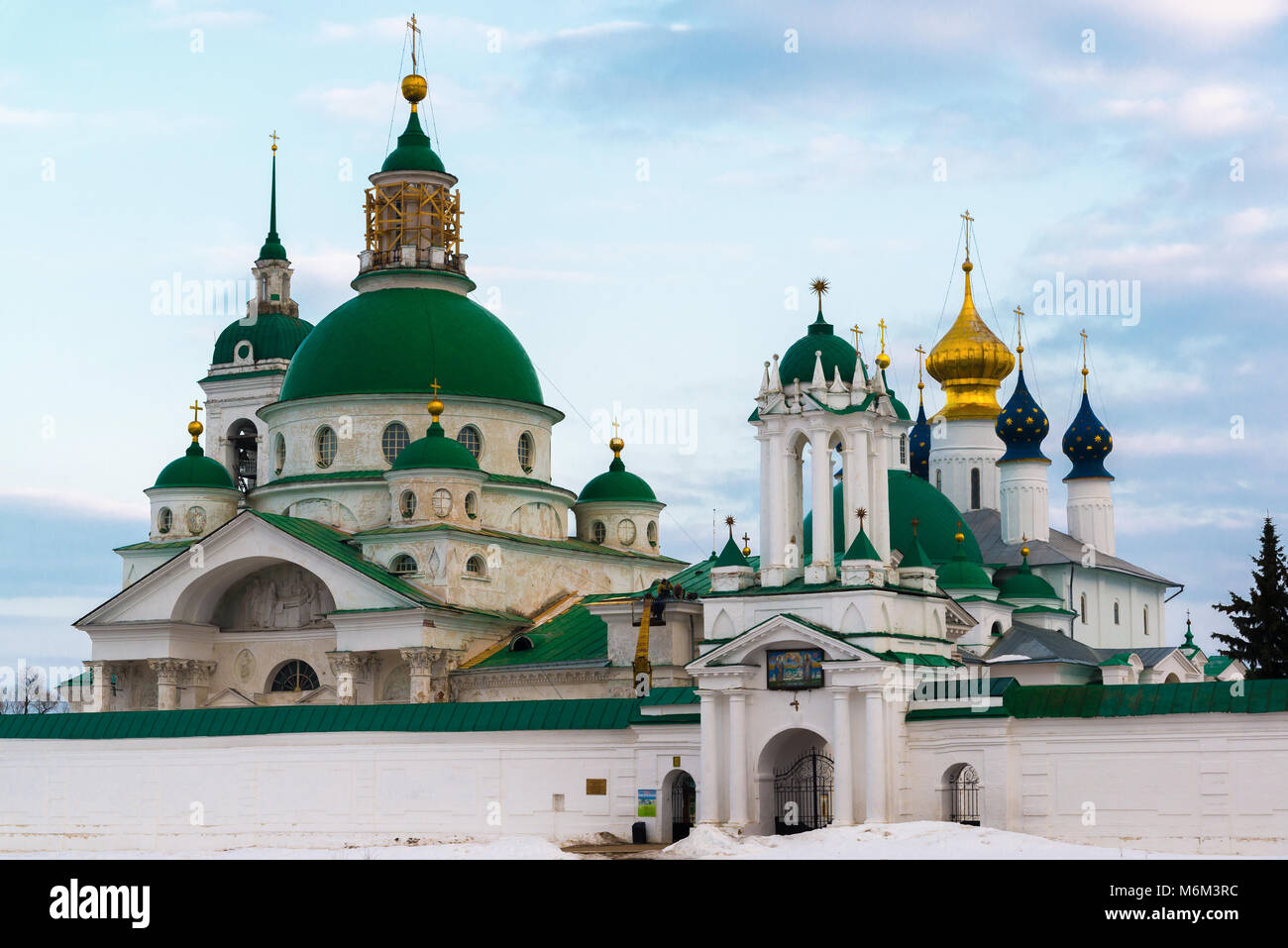 Monastère Spaso-Yakovlevsky Dimitriev à Rostov Veliky, Russie Banque D'Images