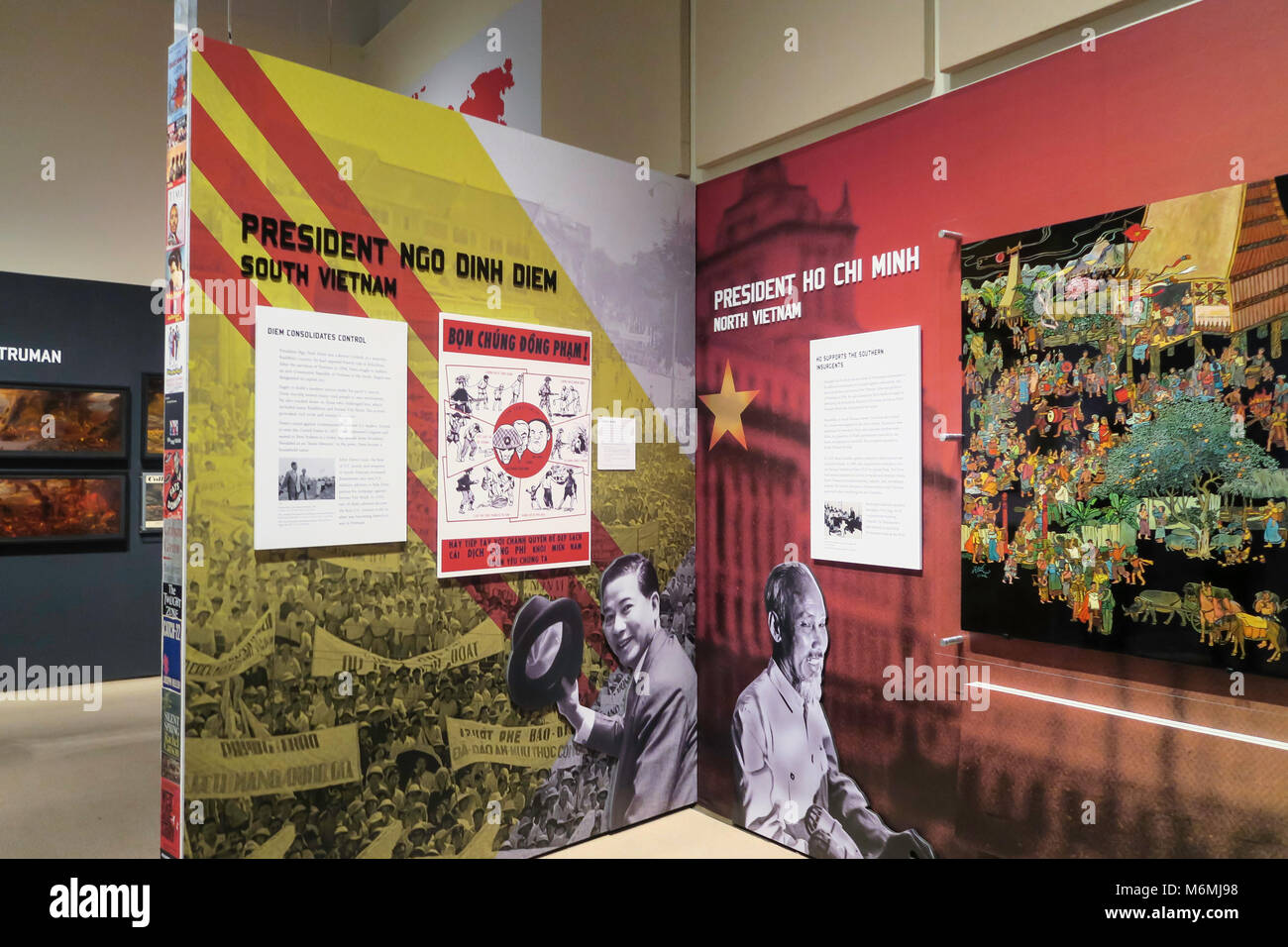 La guerre du Vietnam : 1945 - 1975 Exposition à la New-York Historical Society, Upper West Side, NEW YORK, USA Banque D'Images